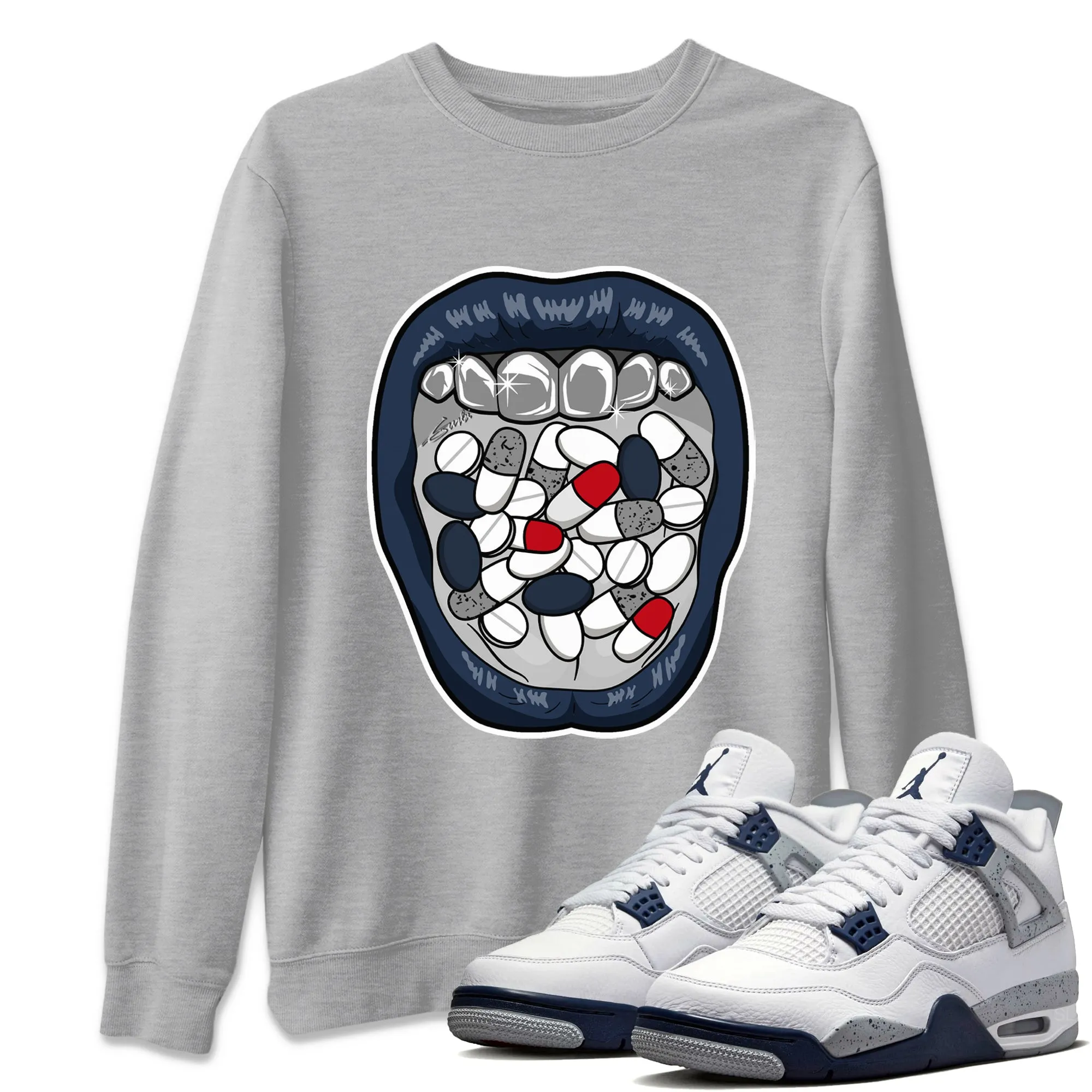 Acid 4 Lips On-budget Trusted by customers Navy Jordan Air Tops Unisex - Midnight