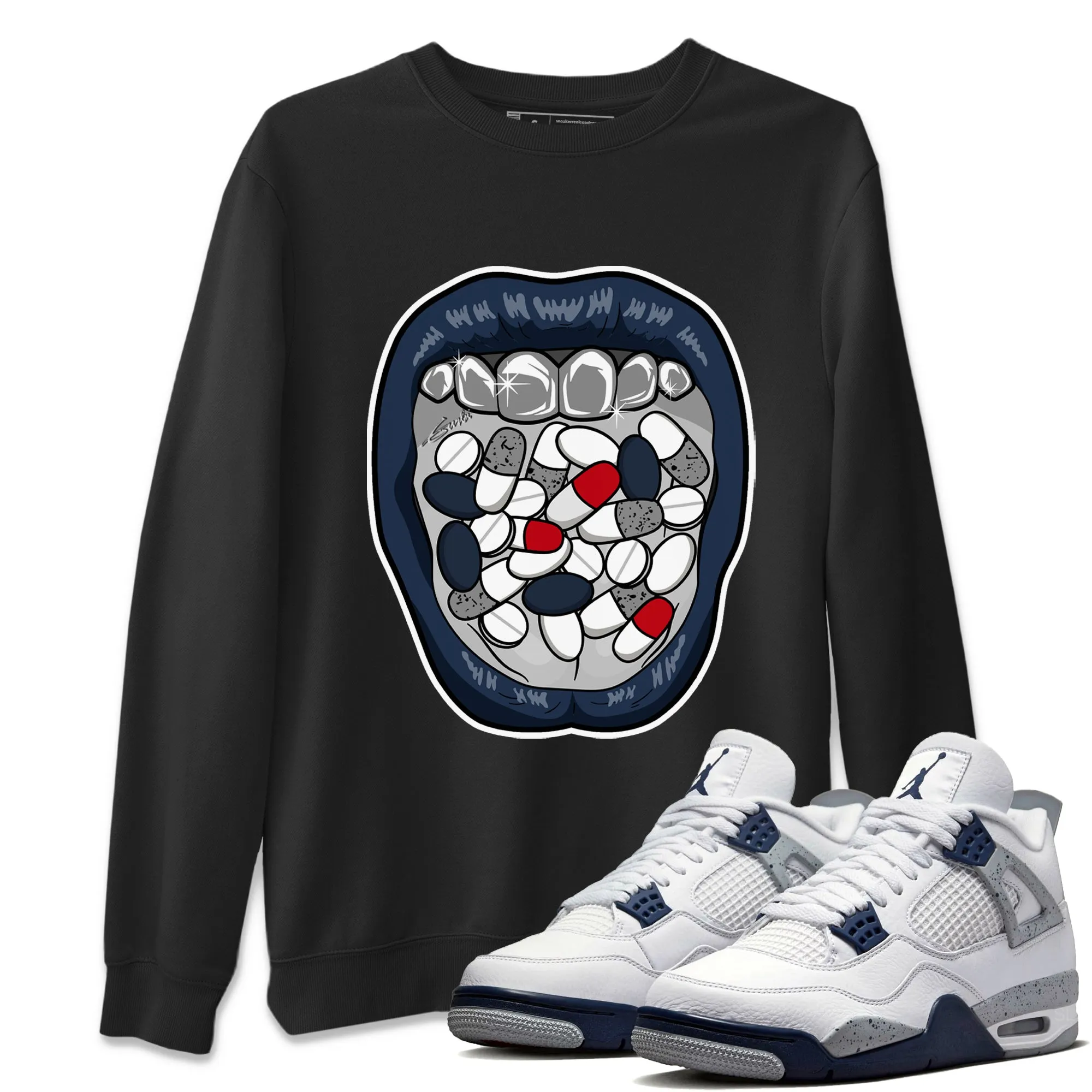 Acid 4 Lips On-budget Trusted by customers Navy Jordan Air Tops Unisex - Midnight