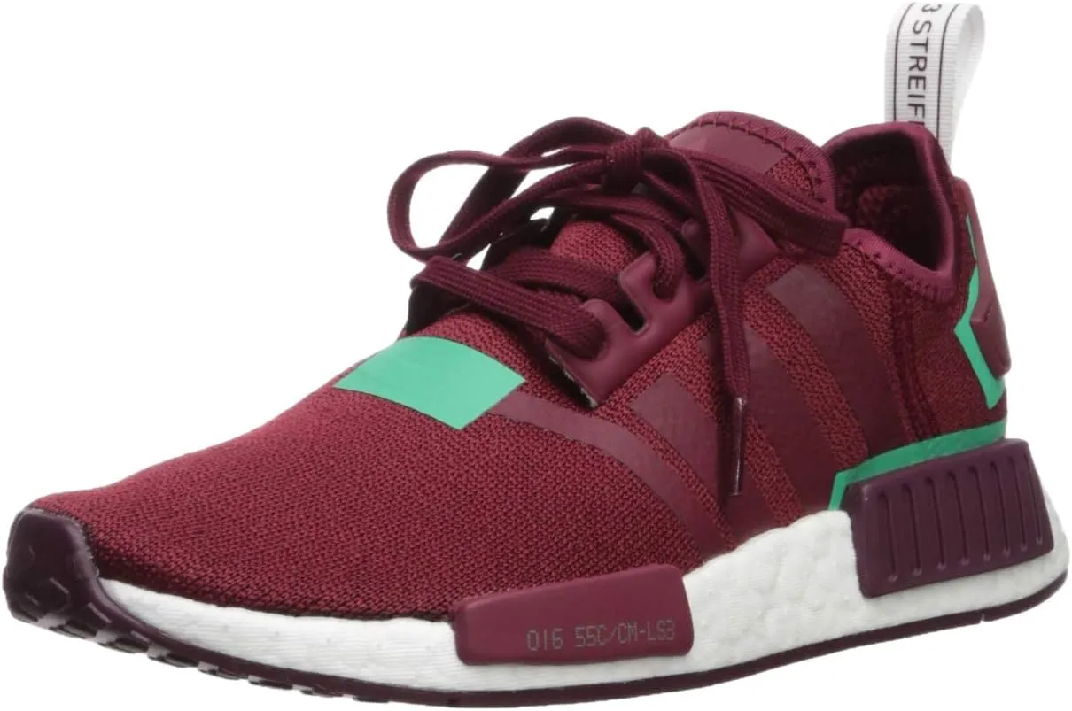 adidas Originals womens Nmd_r1 Running Shoe, Collegiate Burgundy/Collegiate Burgundy/Green, 11 US