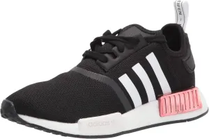 adidas Originals womens Nmd_r1 Sneaker, Black/White/Hazy Rose, 10.5 US