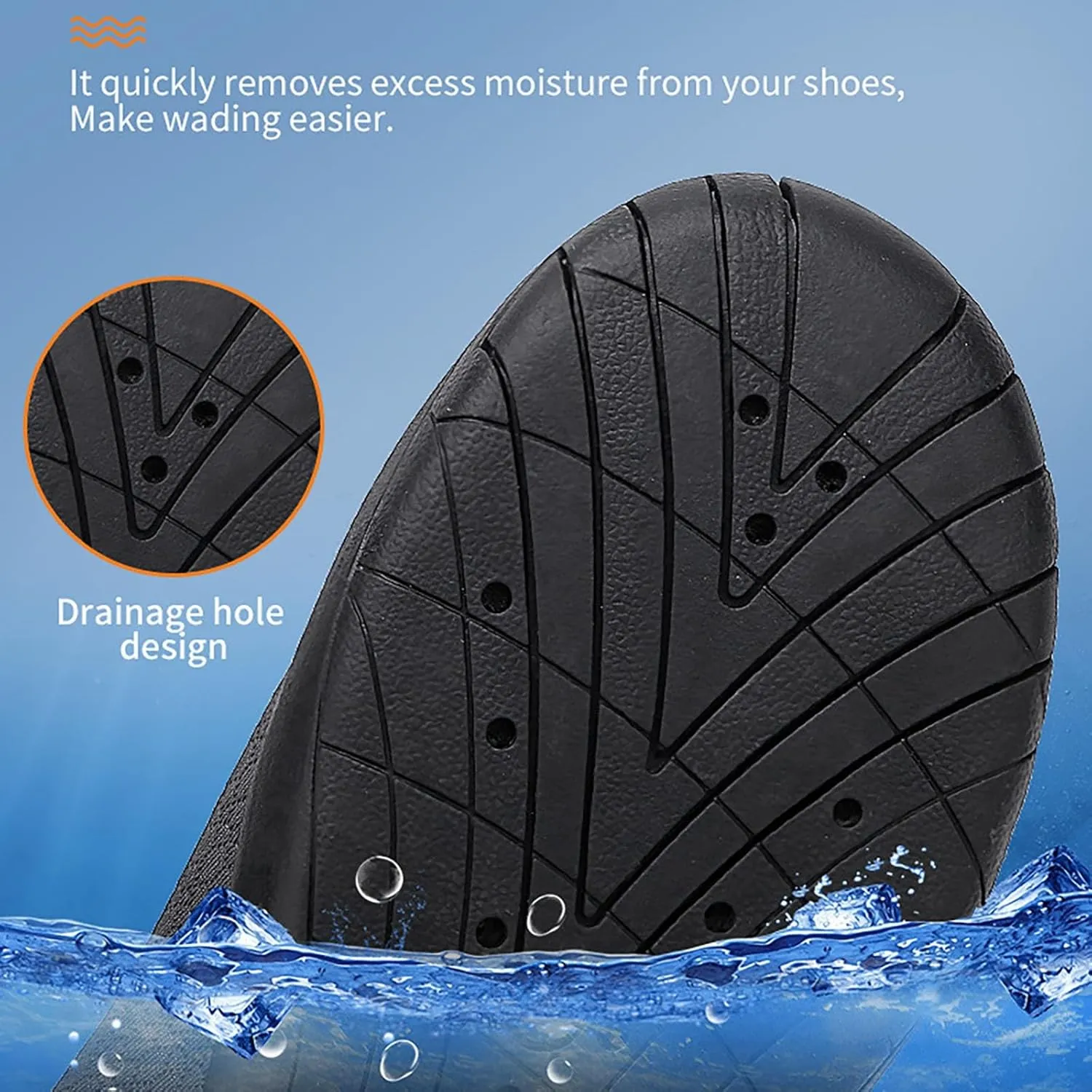 Adult Water Shoes Men Size 10.5 Extra Wide Large for Big Tall Men Barefoot Outdoor Beach Swimming Aqua Socks for Pool Beach Surf Water Park Yoga