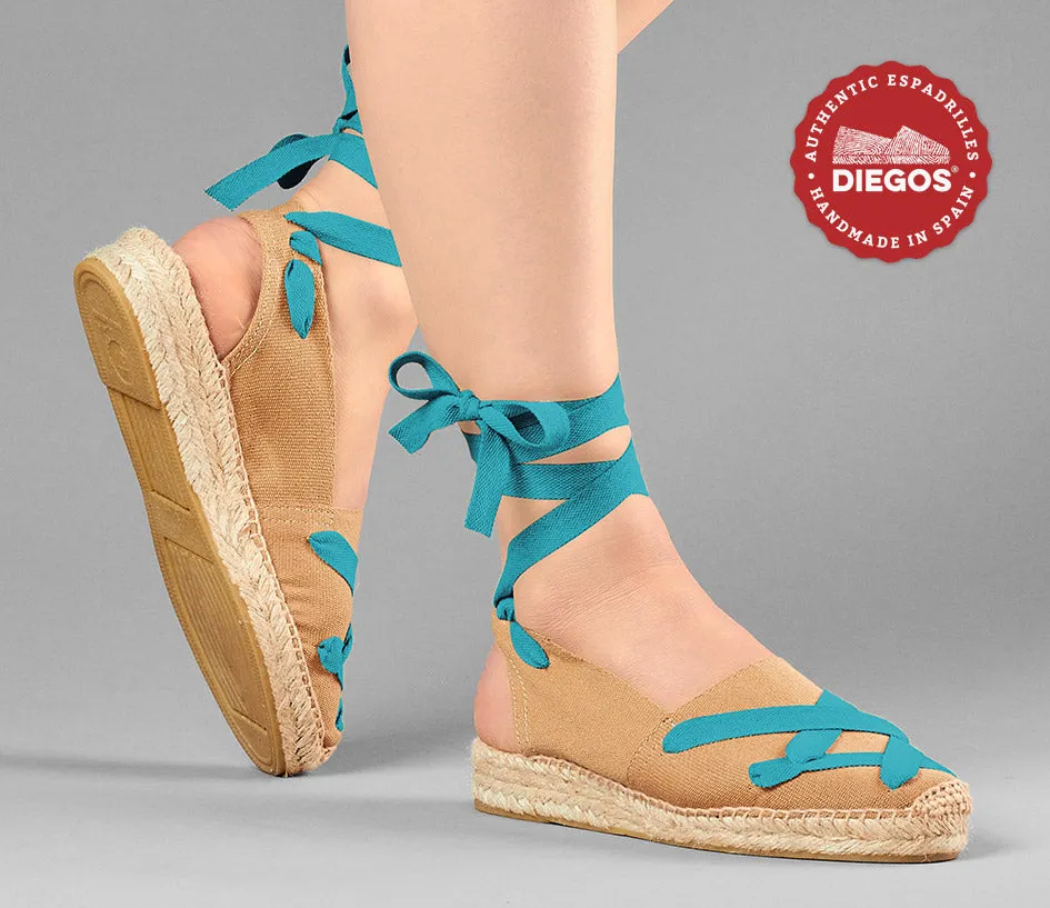 Alpargata Catalina clásica yute cordones