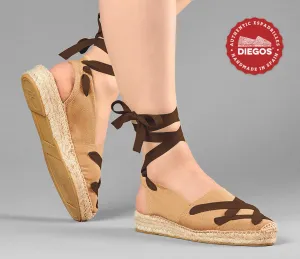 Alpargata Catalina clásica yute cordones