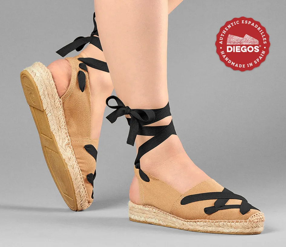 Alpargata Catalina clásica yute cordones