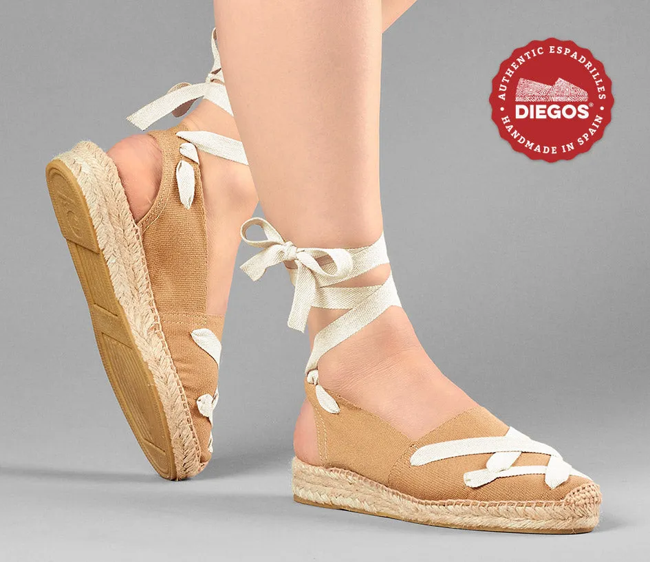 Alpargata Catalina clásica yute cordones