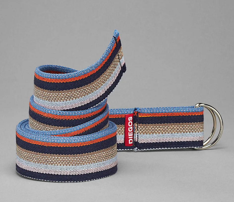 Alpargata lona rayas azules