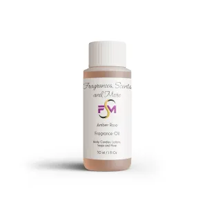 Amber Rose Fragrance Oil - 1 Fl Oz Plastic Bottle (30ml)