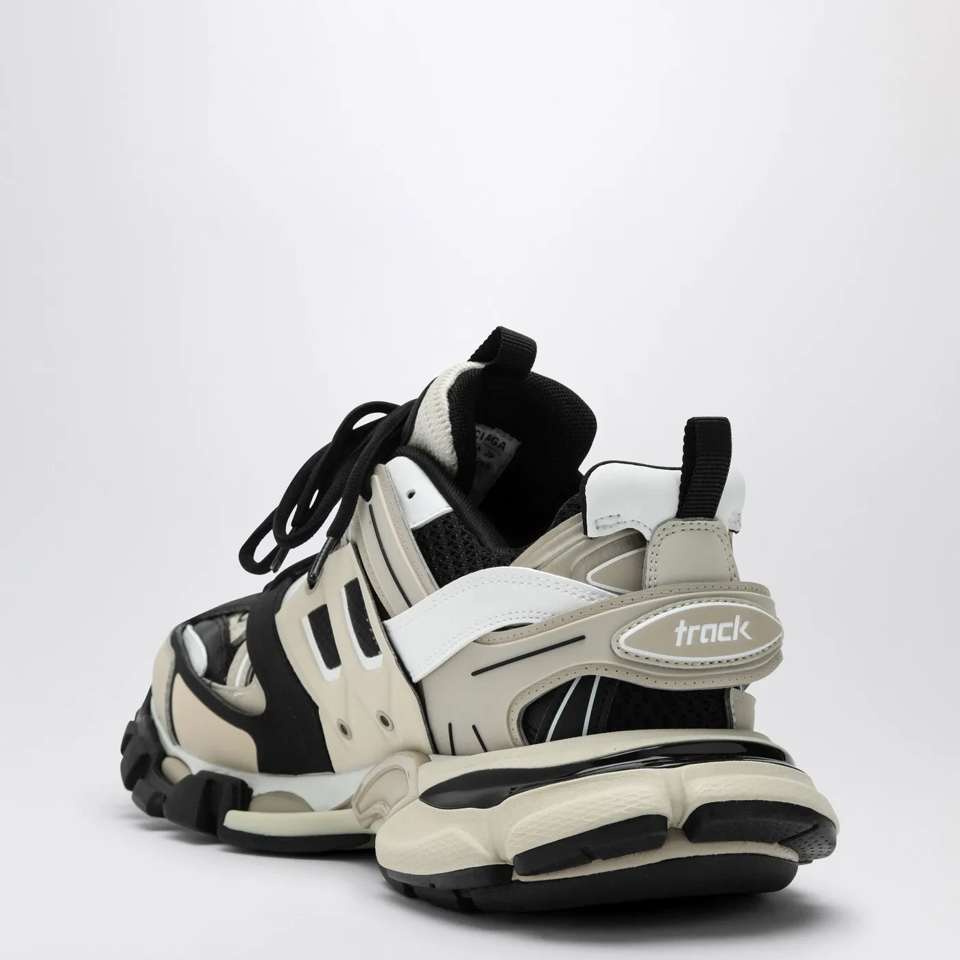 Balenciaga Track Beige/Black Mesh And Nylon Trainer
