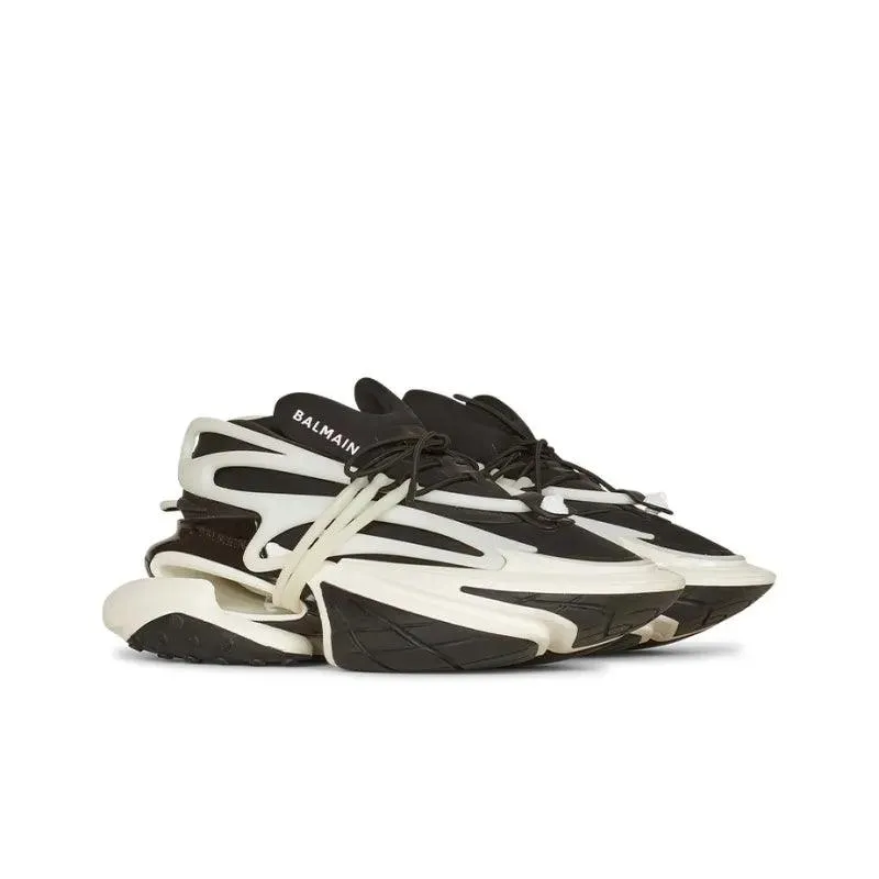 BALMAIN Unicorn Low 'Black White'