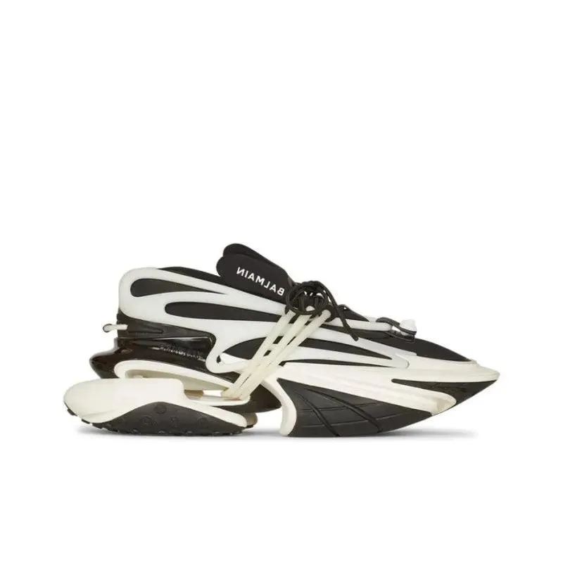 BALMAIN Unicorn Low 'Black White'