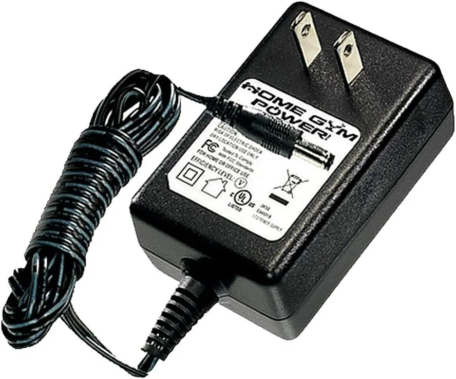 Body Champ Cardio Dual Trainer BRM2610X, BRM3671 and BRM3780 Home Gym Power® "Wall Plug" AC Adapter/Power Cord