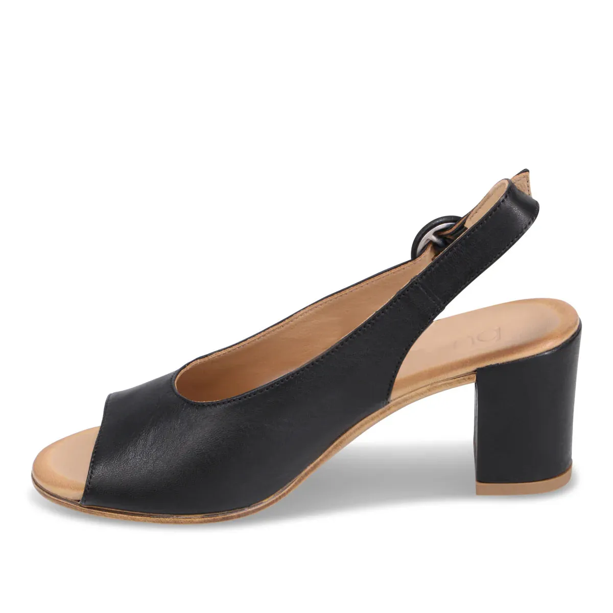 Bueno NOVAH Heeled Sandal in Black