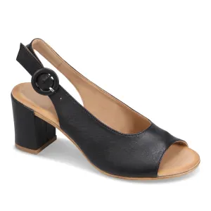 Bueno NOVAH Heeled Sandal in Black