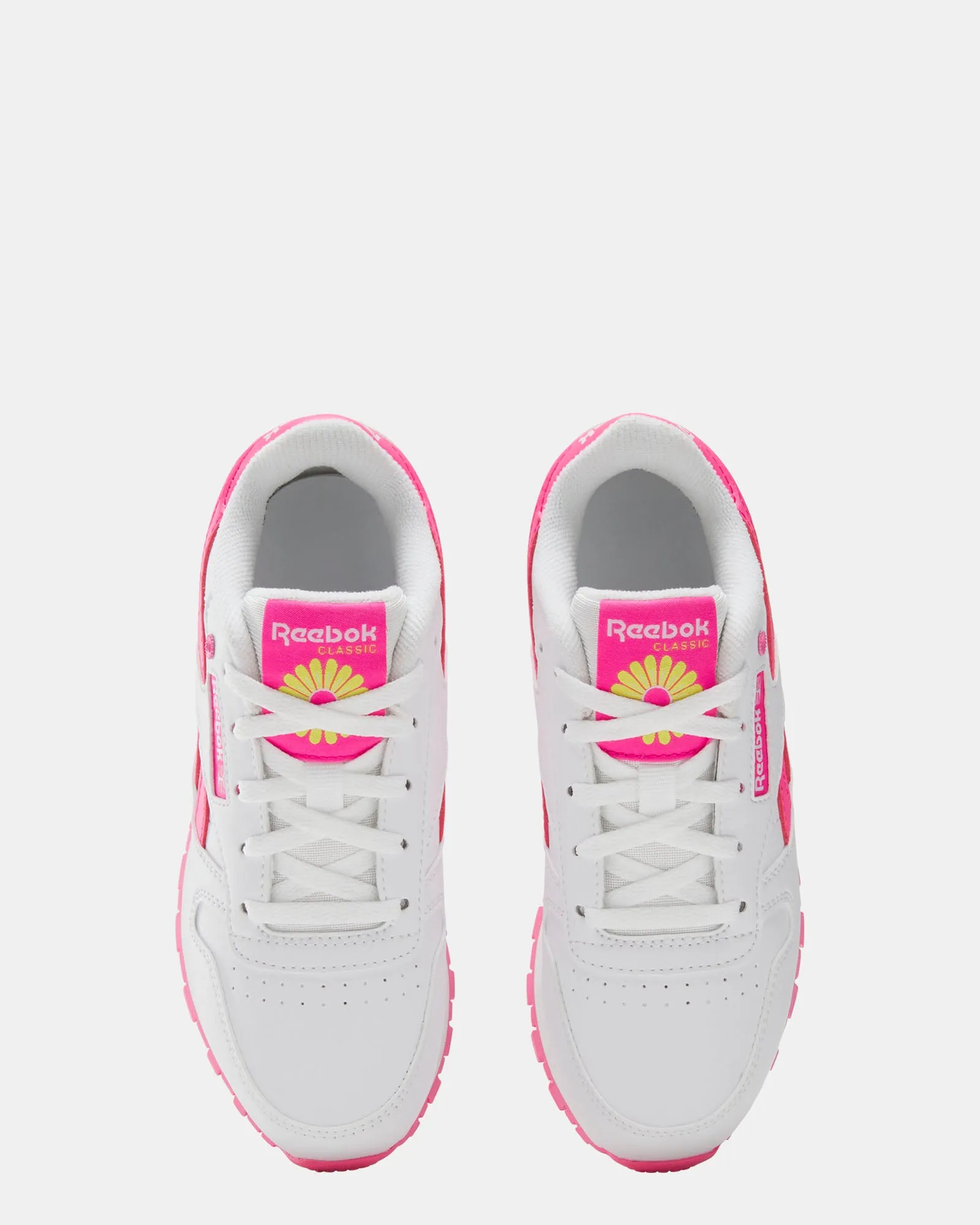 Classic Leather Pink/Yellow/White