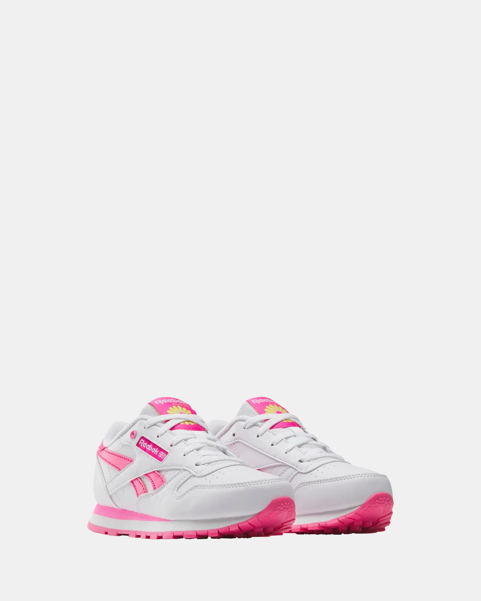 Classic Leather Pink/Yellow/White