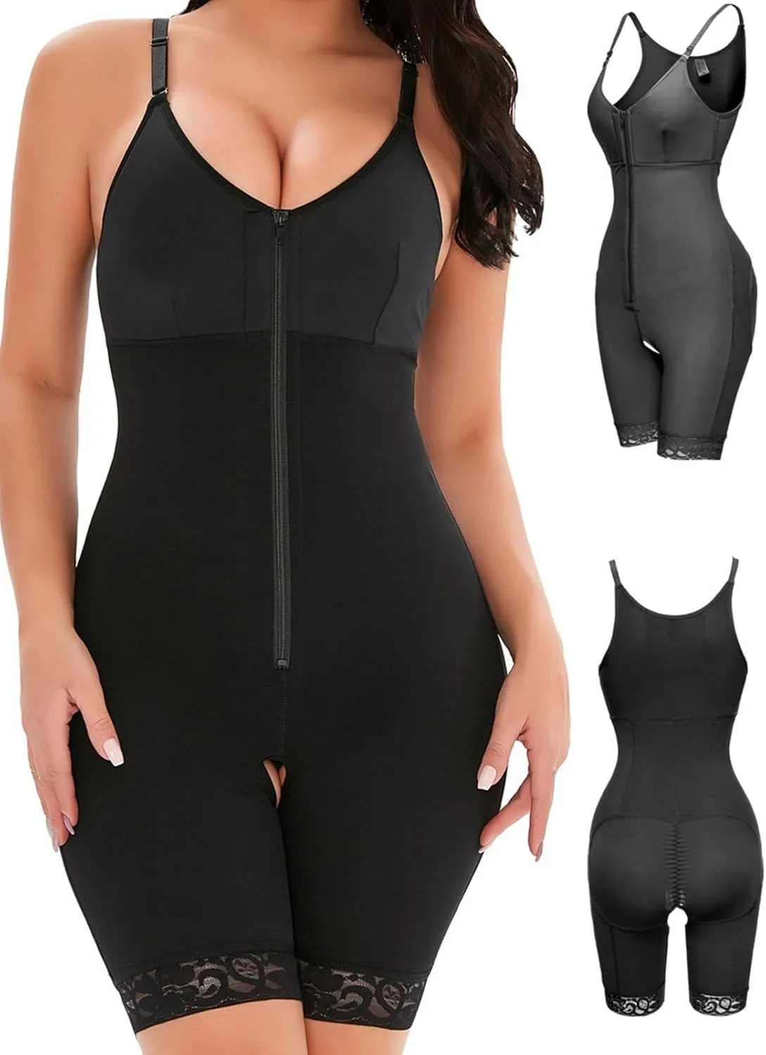 Corset Shapewear for Women Waist Trainer Butt Lifter Bodysuit Tummy Control Full Body Shaper
