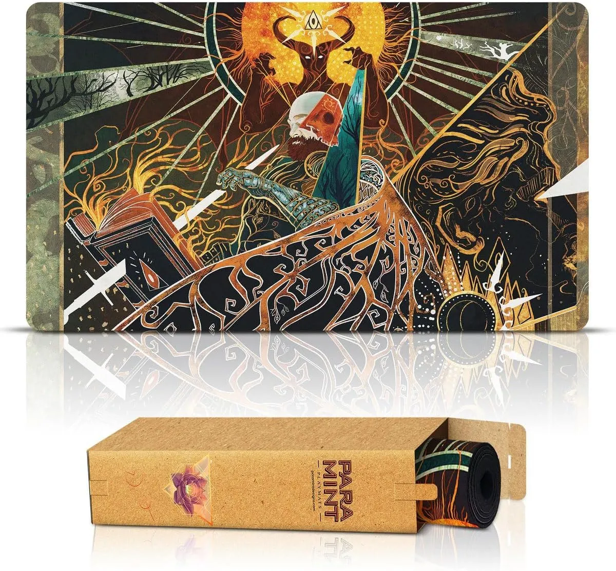 Demonic Tutor (Stitched) - MTG Playmat by Anato Finnstark - Compatible with Magic The Gathering Playmat - Play MTG, YuGiOh, TCG - Original Play Mat Art Designs & Accessories