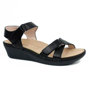 Dr Kong Hayley Black Sandals