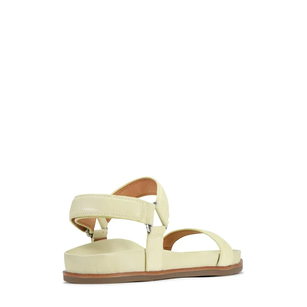 EOS Caramel Citron Leather Sandal