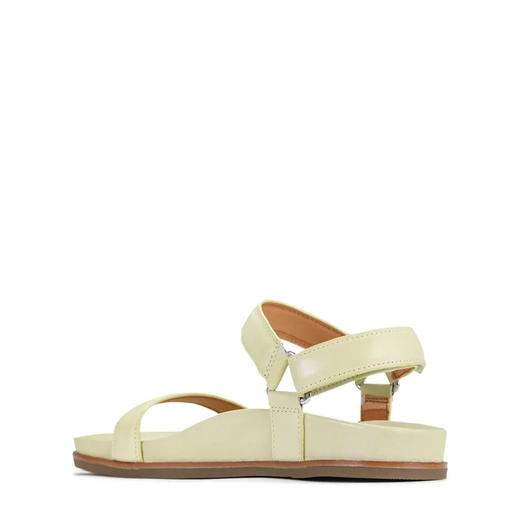 EOS Caramel Citron Leather Sandal