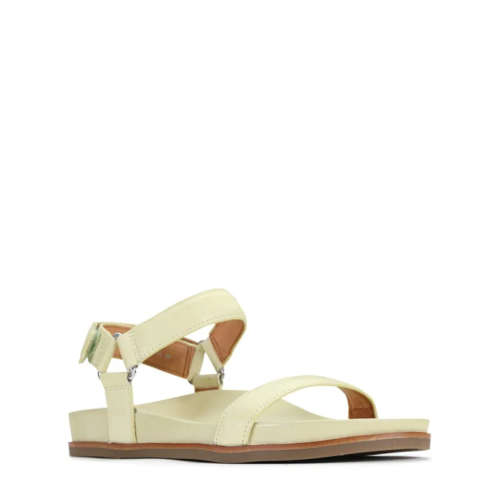EOS Caramel Citron Leather Sandal