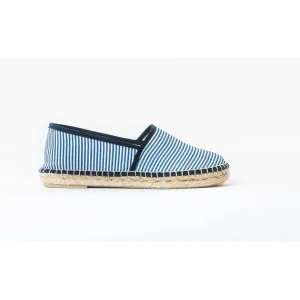 Espadrille blårandiga