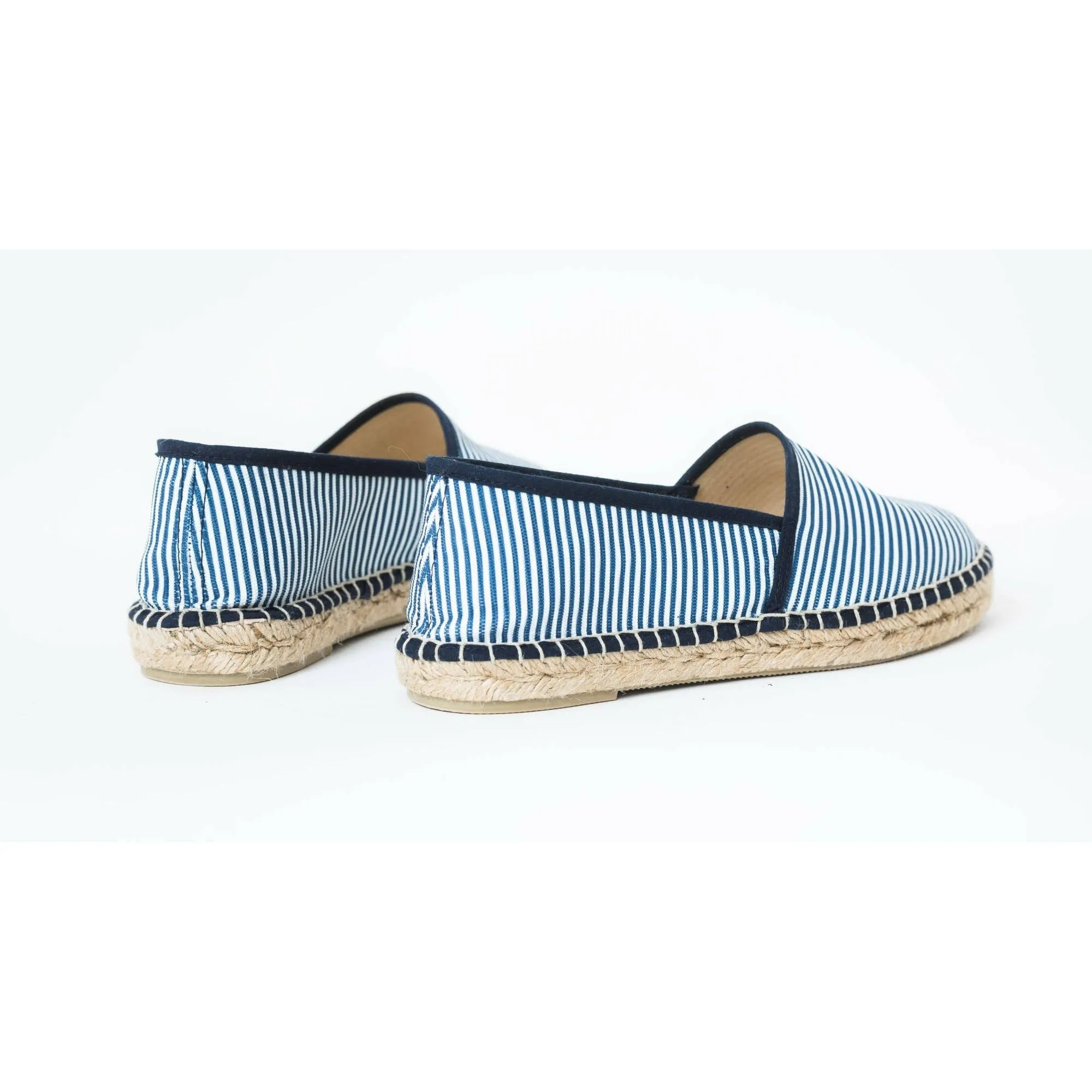 Espadrille blårandiga