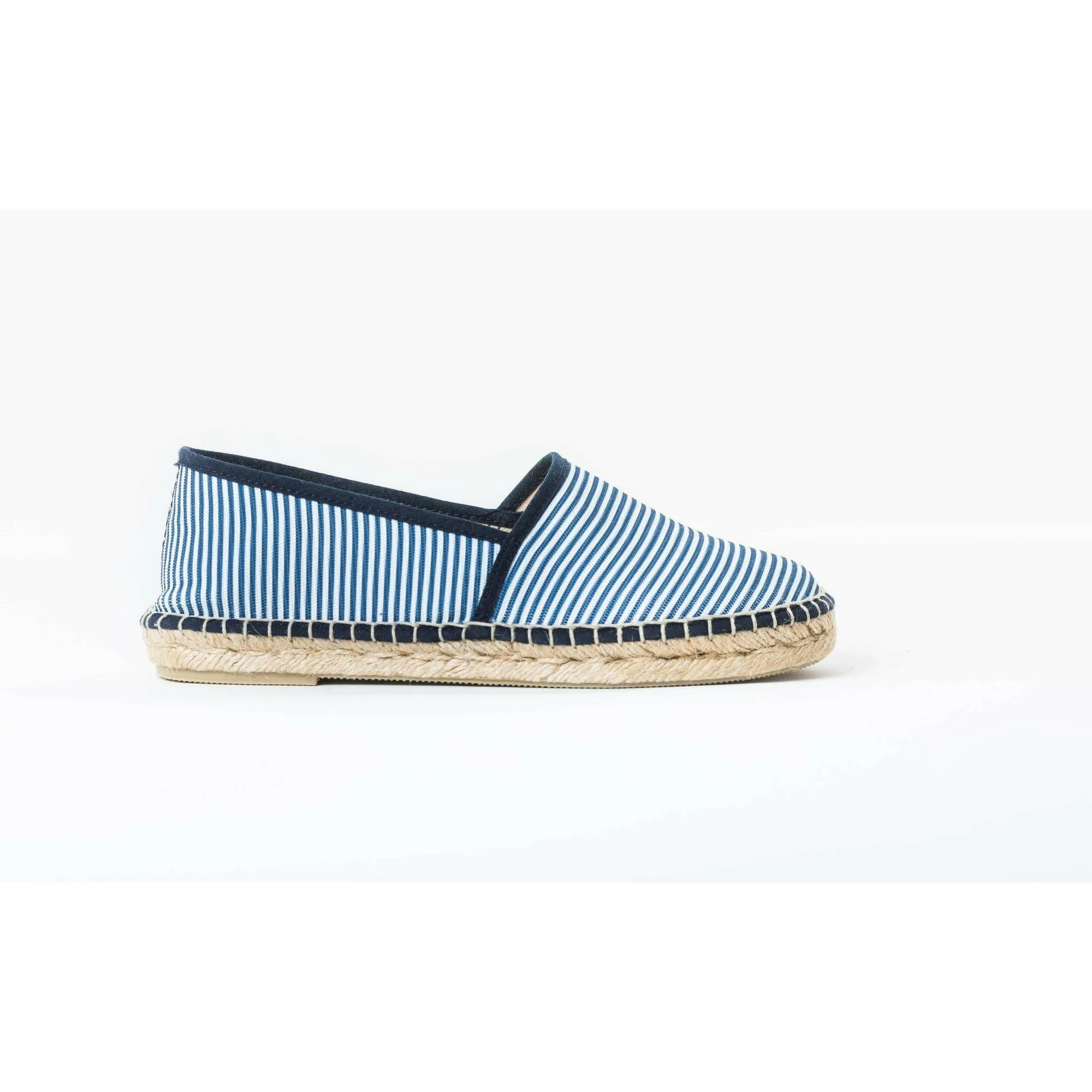 Espadrille blårandiga
