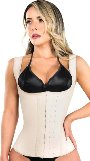 Fiorella Shapewear Neo Latex Waist Cincher Trainer Sauna Vest Sweat 3 Hooks Fajas Colombianas Reductoras Chaleco 210N3