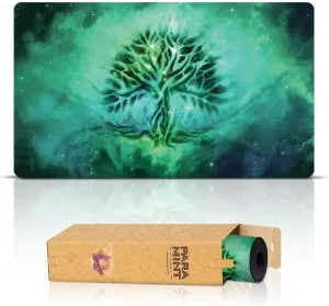 Forest Ethereal Mana (Stitched) - MTG Playmat - Compatible with Magic The Gathering Playmat - Play MTG, YuGiOh, TCG - Original Play Mat Art Designs & Accessories