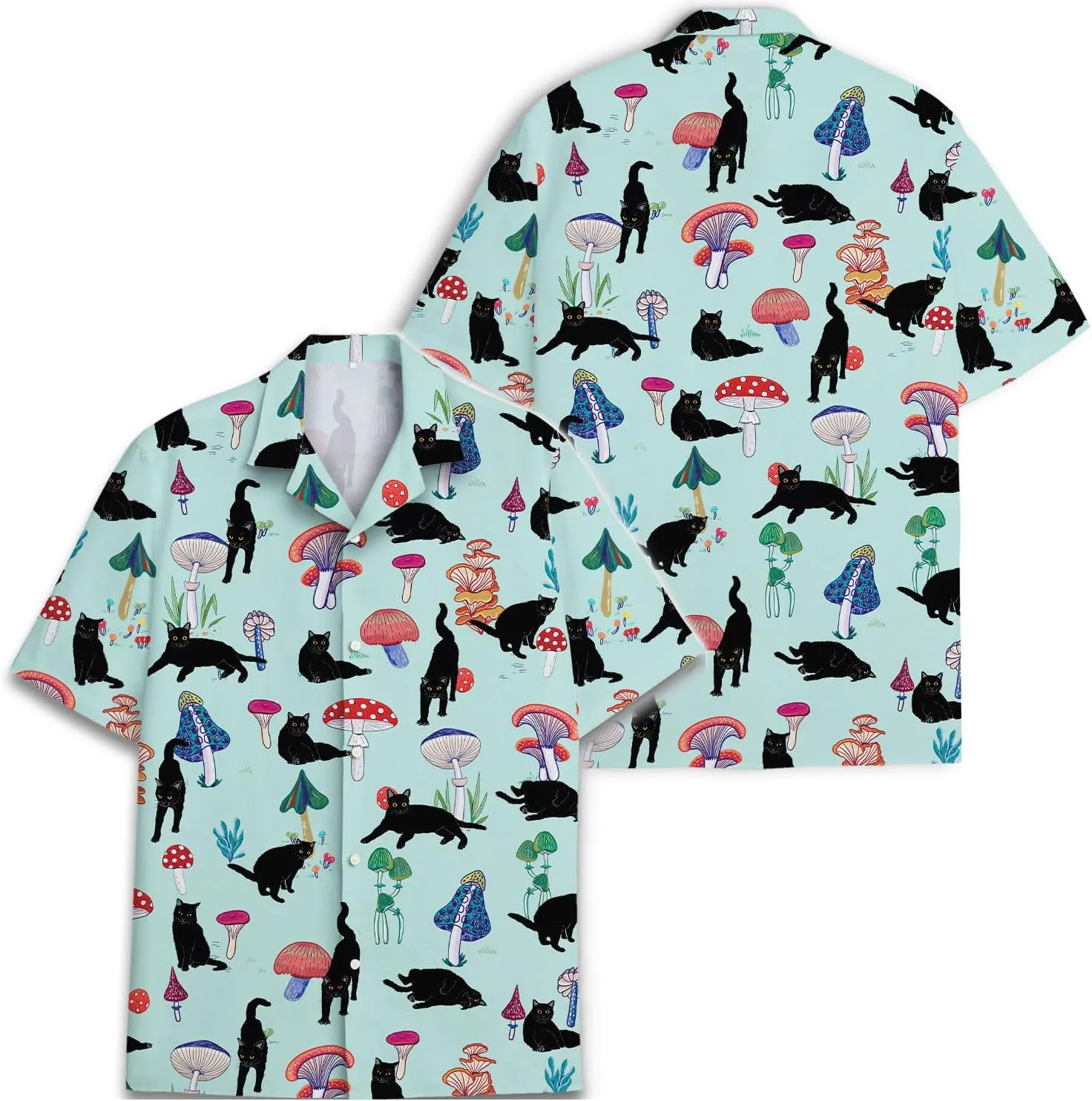 Funny Hawaiian Shirt for Men Casual Summer Shirt for Men Short Sleeve Button Down Shirt