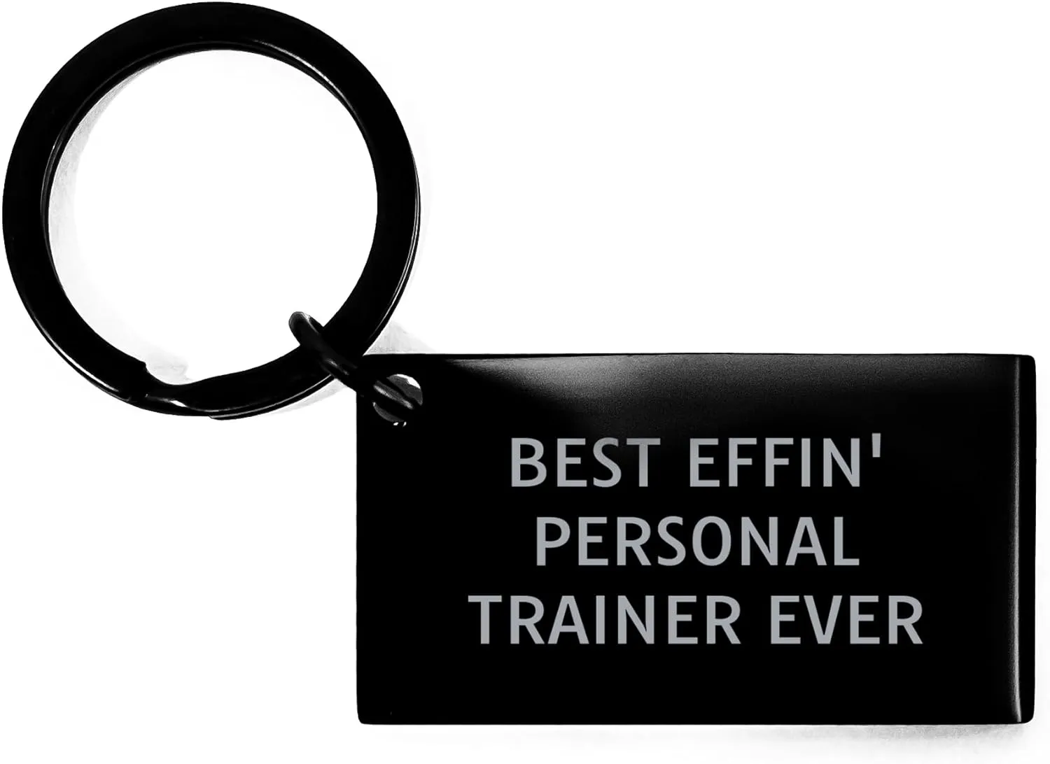 Funny Personal Trainer Keychain Gifts from Men for Best Effin' Personal Trainer Ever on Father's Day