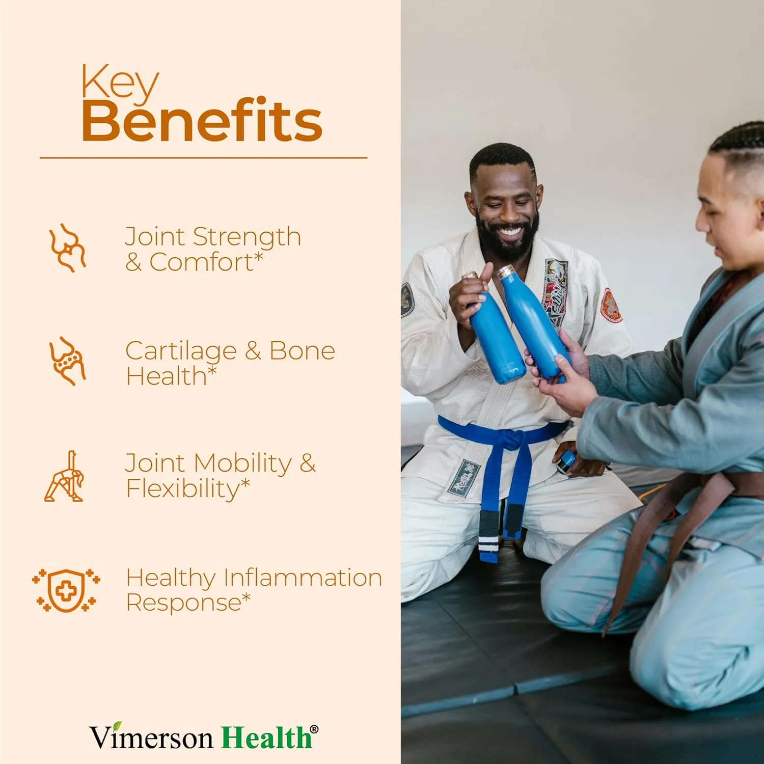 Glucosamine Sulfate with Hyaluronic Acid, Bioperine, MSM & Boswellia. 5-in-One Joint Support Supplement. Antioxidant & Inflammatory Support - Joint Health, Flexibility and Comfort. 2 Pack