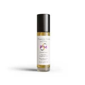 Golden Sand Imported Fragrance Oil - 0.33 Fl Oz Glass Roll On (10ml)