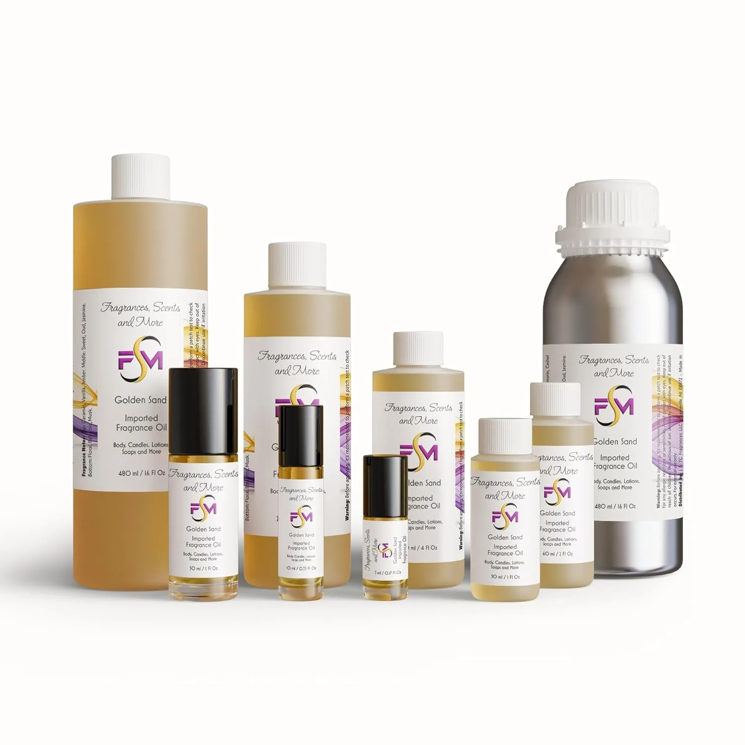 Golden Sand Imported Fragrance Oil - 0.33 Fl Oz Glass Roll On (10ml)