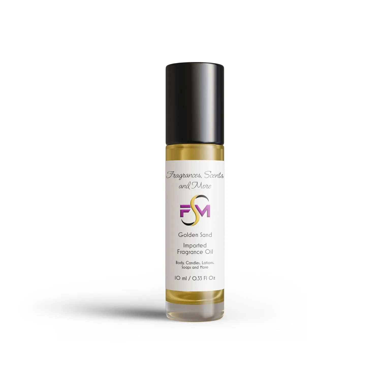 Golden Sand Imported Fragrance Oil - 0.33 Fl Oz Glass Roll On (10ml)