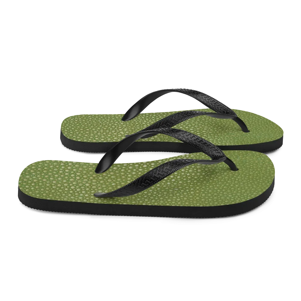 Green Stingray Flip Flop