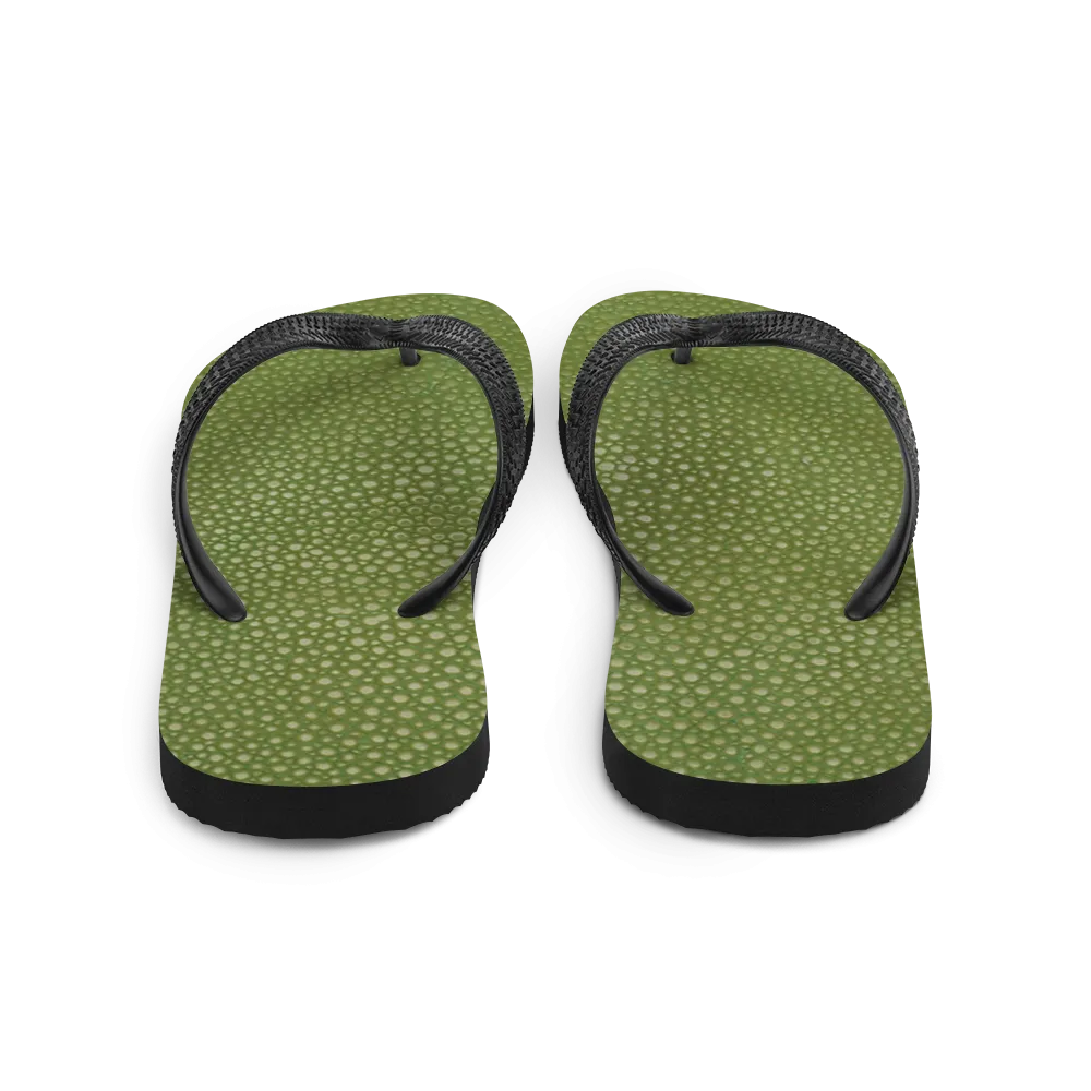Green Stingray Flip Flop