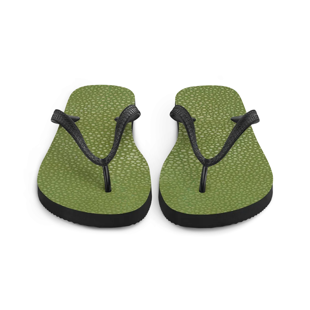 Green Stingray Flip Flop