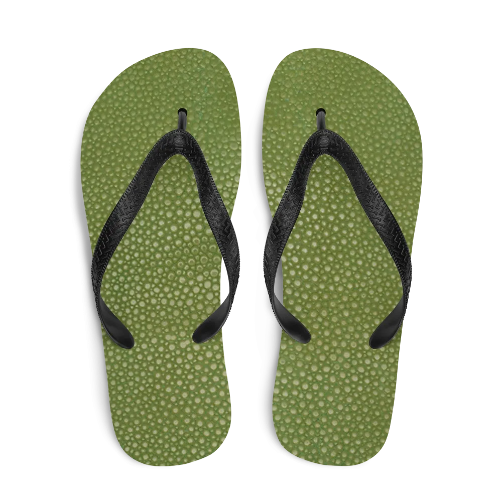Green Stingray Flip Flop