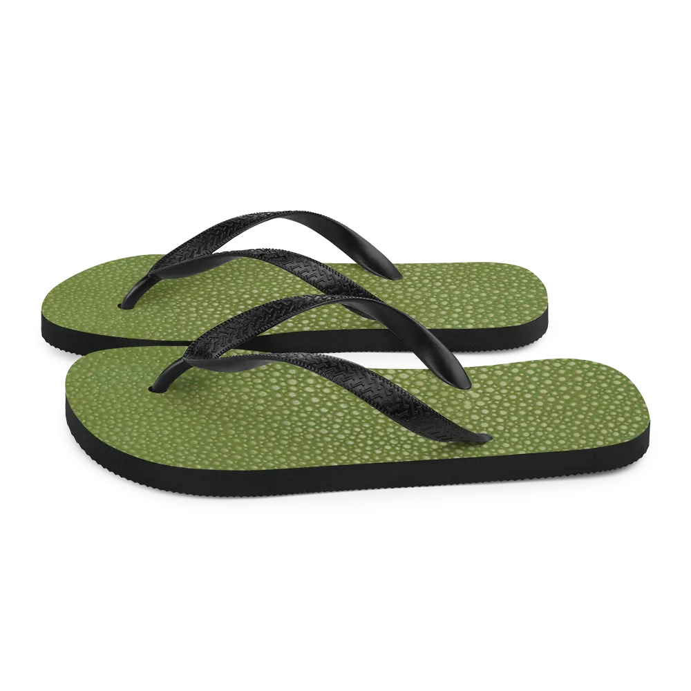 Green Stingray Flip Flop