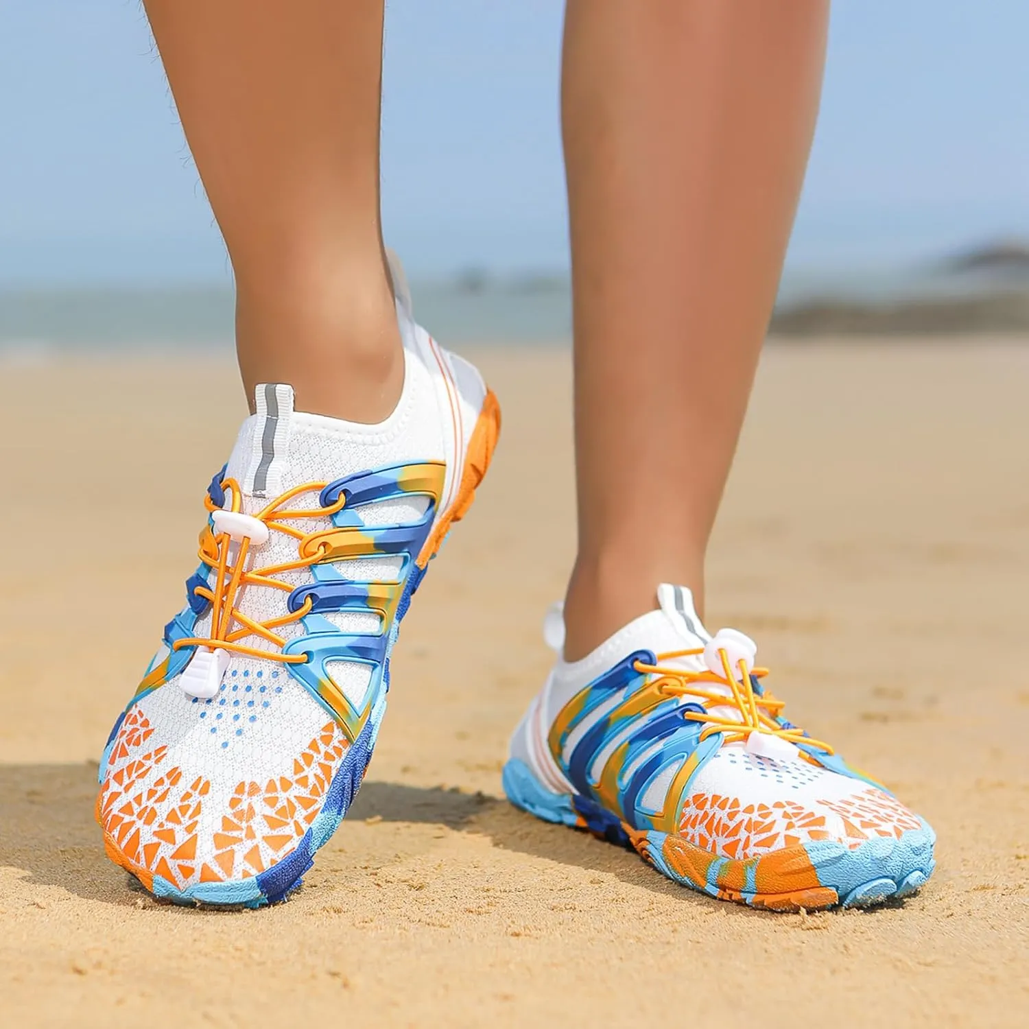 Grounded Footwear for Women Men with Neuropathy Grounding Shoes Hiking Footwear Barefoot Womens Shoes Non-Slip Outdoor Unisex Water Pro Beach Shoe Wide Toe Box Sneakers, Diabetic Shoe, Quick-Dry