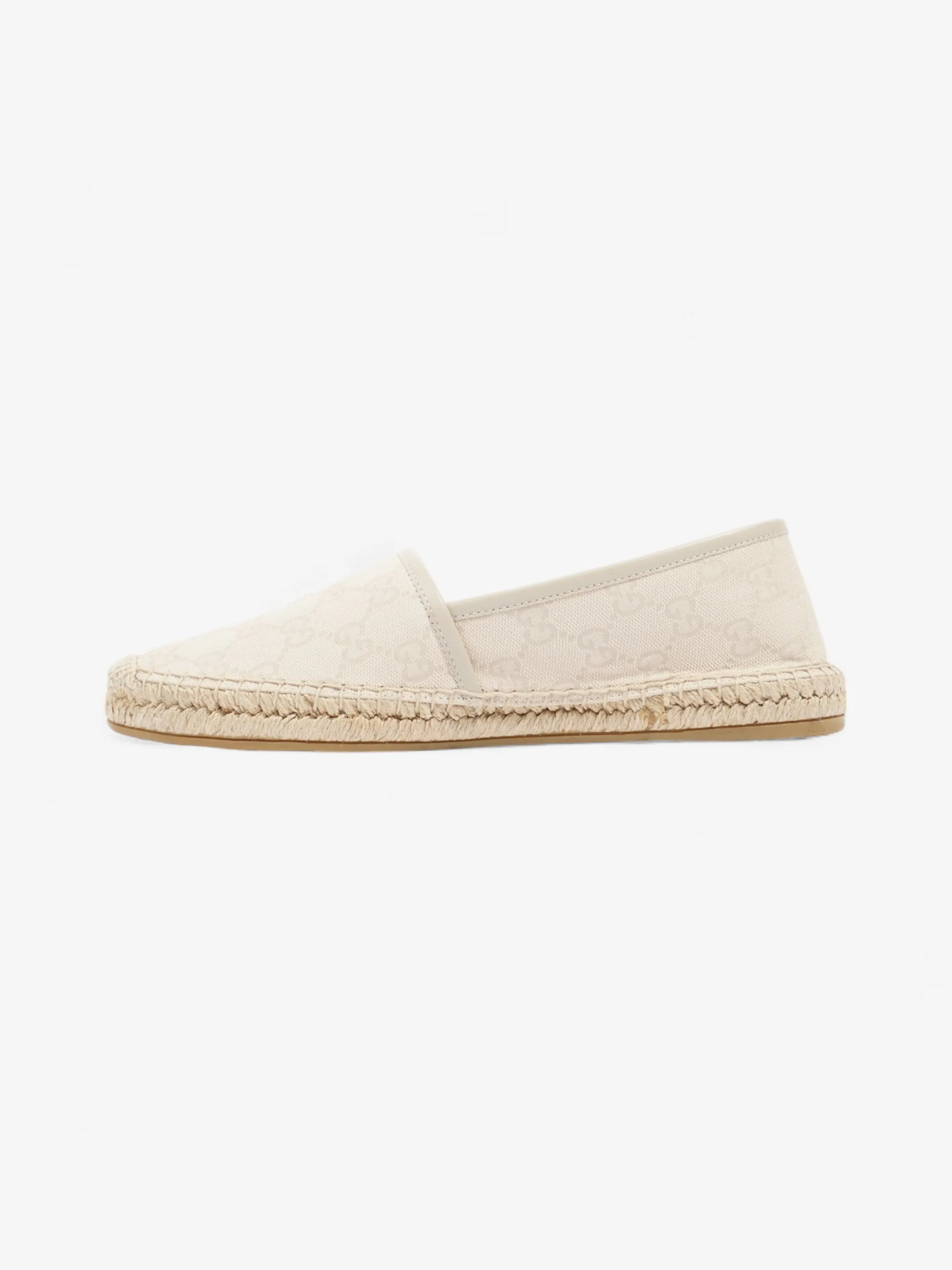 Gucci GG Espadrille Beige  Canvas EU 39 UK 6
