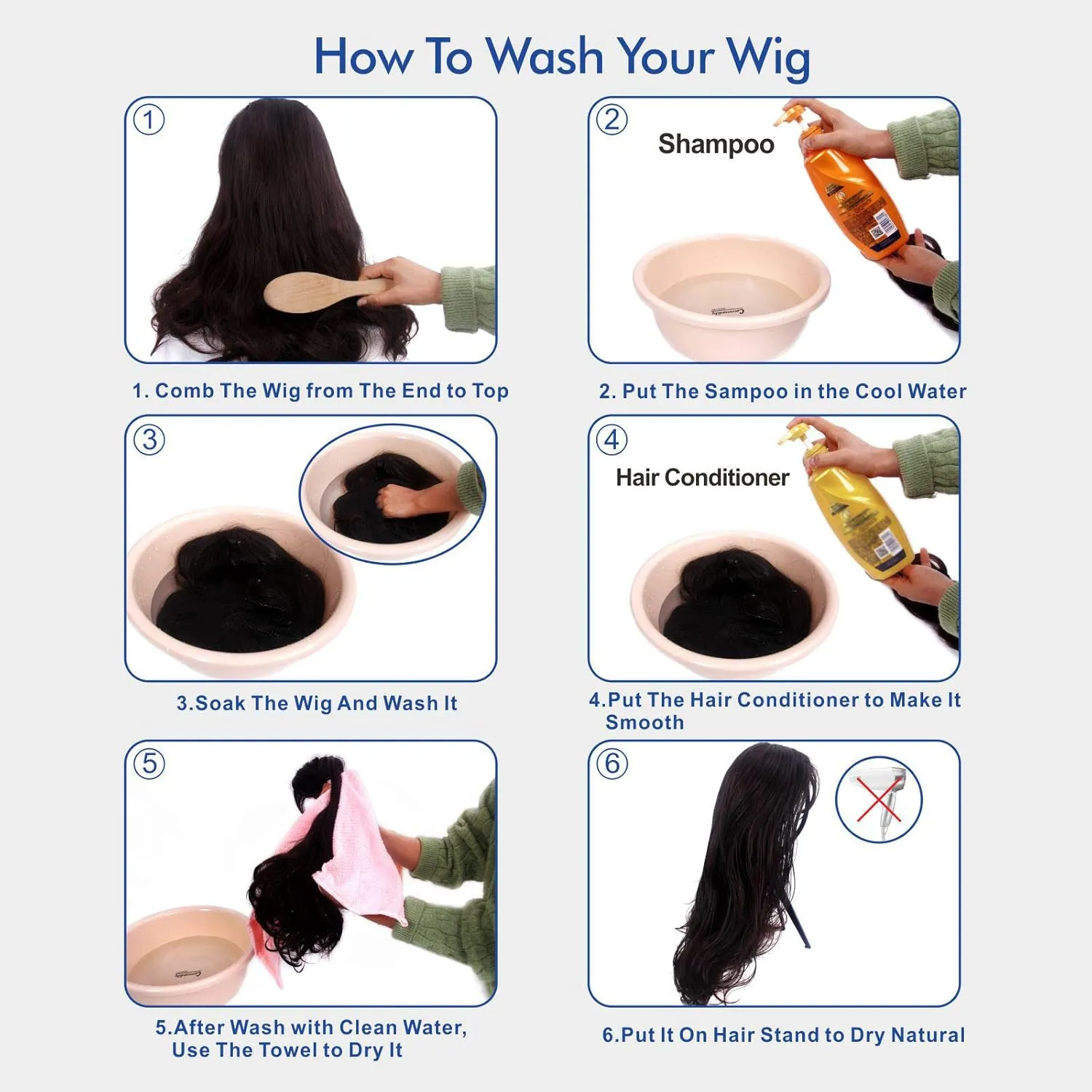 H&Bwig Blonde Beehive Wig With Bangs 50's Flip Wig For Women 60s 70s Party Costume Cosplay Halloween(Blonde Highlight)