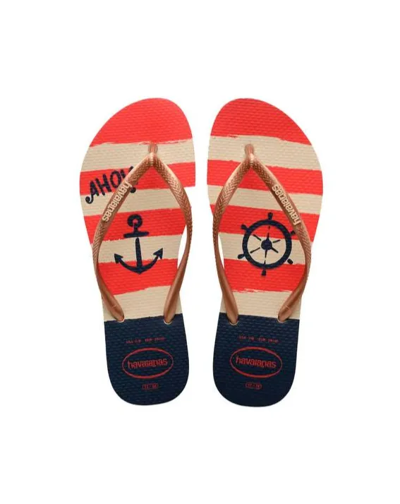 Havaianas Slim Nautical Red