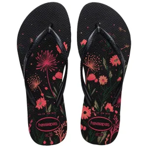 HAVAIANAS SLIM ORGANIC - BLACK.PINK