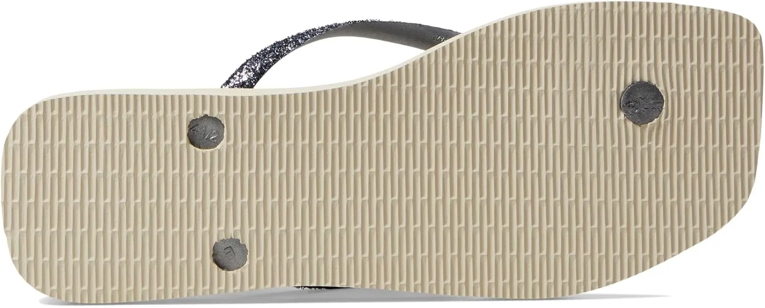Havaianas Women's Slim Square Glitter Party flip-Flop-Sandals