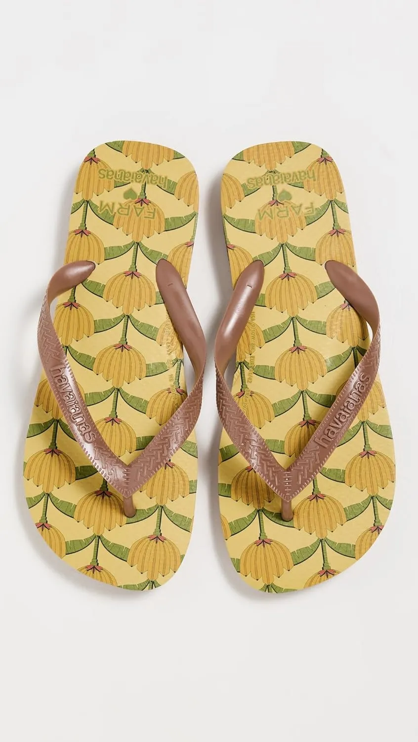 Havaianas Women's x Farm Rio Banana Deco Flip Flops