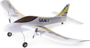 HobbyZone RC Airplane Duet S 2 RTF Everything Needed to Fly is Included with Safe HBZ05300