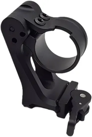 HY Mount Red Dot Picatinny Riser Mount & FTC QD Flip Up Magnifier Scope Mount with 30mm Ring Set, for Laser & 558 etc Holographic Sight & 3XMAG, 3X-C Magnifier etc, 2.91” Optical Centerline Height,BK